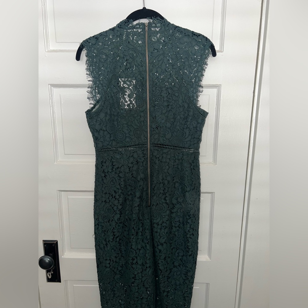Bardot Dark Green Lace Midi Dress NWT✨ - Picture 10 of 17